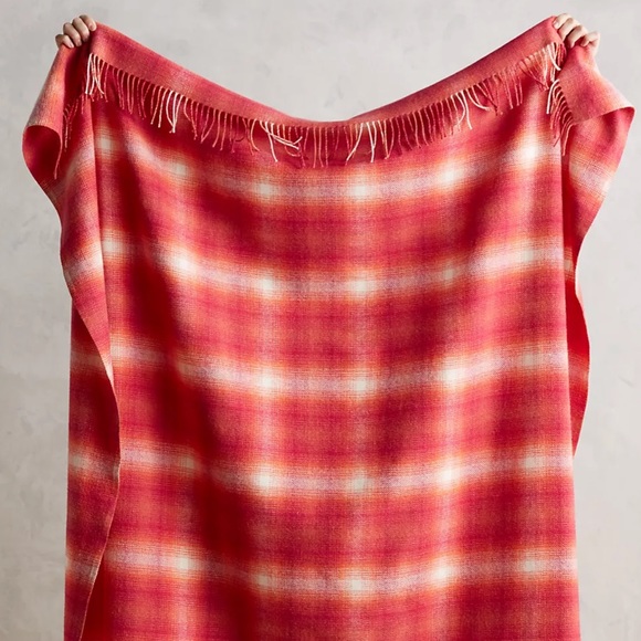 Anthropologie Other - Avoca Sunset Plaid Throw from Anthropologie
